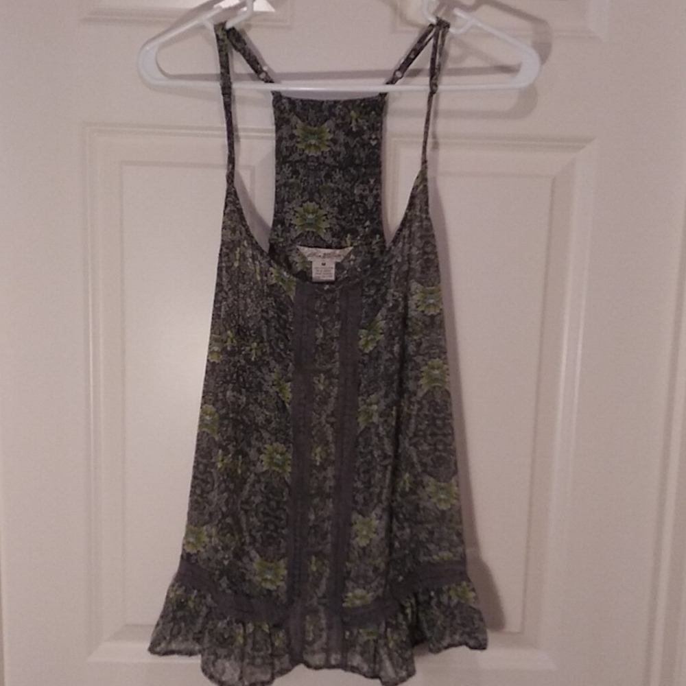 Blouse with spaghetti straps (tank top)